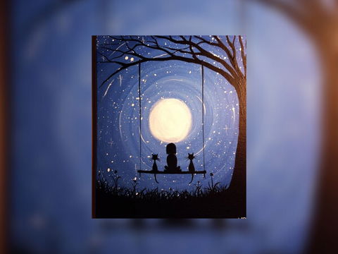 Grab A Glass Of Wine And Learn To Paint 'Moonrise'! - Geraldton Accommodation 0
