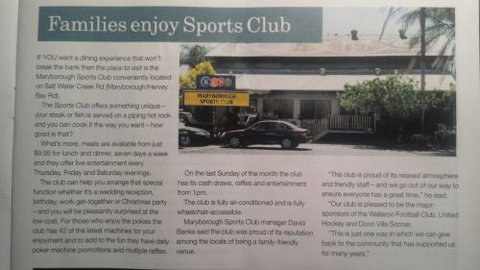 Maryborough Sports Club Inc - Geraldton Accommodation 3