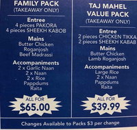 Taj Mahal Indian Restaurant - Geraldton Accommodation