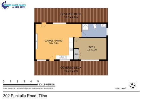 Braeside Cabin One - Pinkwood - Geraldton Accommodation 2