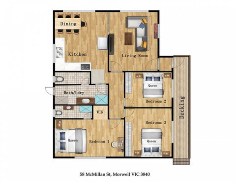 Morwell Pet Friendly 3BR Retreat Free Parking Netflix - Geraldton Accommodation 2