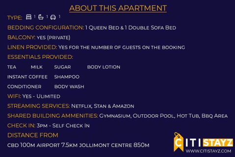 Perfectly Located Modern Apartment - Canberra CBD - Geraldton Accommodation 2