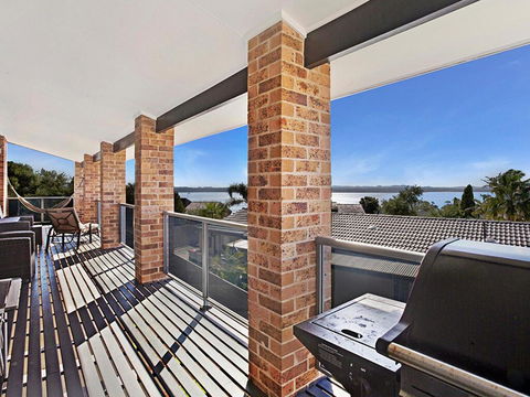 Away @ Nelson Bay, 29 Wollomi Ave - Incredible Water Views, Pet Friendly, WIFI & Aircon - Geraldton Accommodation 0