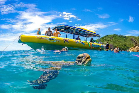 Great Barrier Reef Scenic Flight And Ocean Rafting Whitehaven Beach Day Trip - Geraldton Accommodation 1