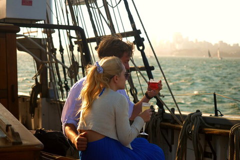 Sydney Harbour Tall Ship Wine & Canapes Evening Cruise - Geraldton Accommodation 1